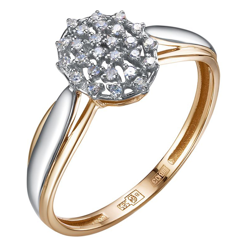 Кольцо, золото, бриллиант, К112-7132